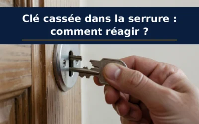 Clé cassée dans la serrure : comment réagir ?