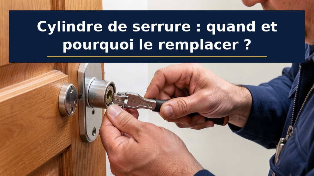 Cylindre de serrure : quand et pourquoi le remplacer ?