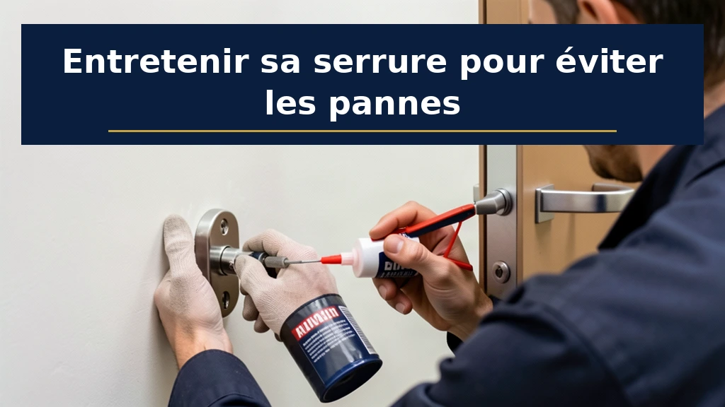 Entretenir sa serrure pour éviter les pannes