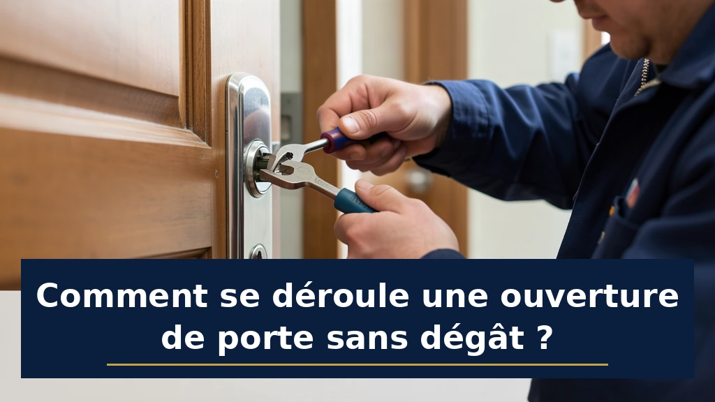 Comment se déroule une ouverture de porte sans dégât ?